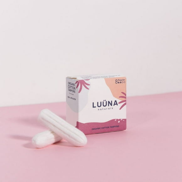 Luuna - Organic Cotton Regular Tampons 8 pcs