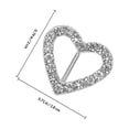 thumbnail image 4 of ADDHAT 20Ud Clips Para Cinturones De En Metal Plateado Con Estilo Y Funcionalidad, 4 of 6
