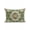 Green, variant on Outdoor Pillows Waterproof, Orange Red Boho Bedding Throw Pillows with Insert for Couch Sofa Bed, Vintage Flower Tribal Distressed Printed 16x16 Inch Pillowcases Decorative Patio Pillow Set of 1