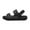 Black, variant on Hvyesh Womens Wide Width Sandals Casual Summer Open Toe Sandals Comfortable Slip On Sandals Trendy Breathable Sandal Size 40-41