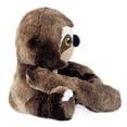 thumbnail image 3 of Way To Celebrate Valentine’s Day Large Soft Sitting Sloth Plush Toy,  Brown, 3 of 3
