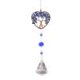 thumbnail image 1 of Crystal Windchime Tree of Life Catcher - Adorno decorativo (corazón azul oscuro), 1 of 4