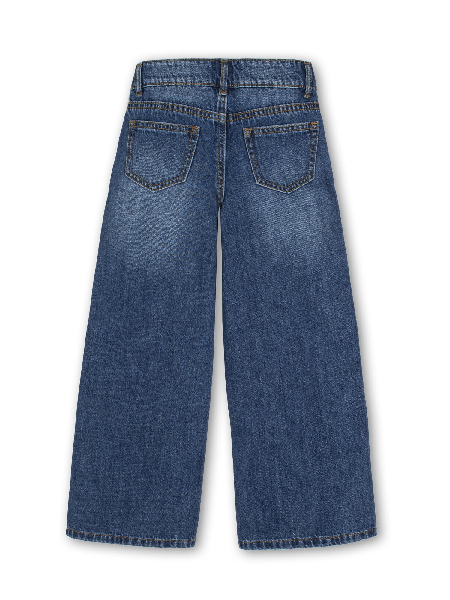 Wonder Nation Girls Baggy Wide Leg Jean, Sizes 5-18