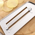 thumbnail image 4 of Stainless Steel Dual Blade Shredder Knife, Julienne Cutter for Vegetables and Lettuce, Easy Clean, 4 of 7