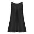 thumbnail image 5 of Efsteb Summer Dresses 2025 Trendy Womens Sleeveless Mini Dress Casual Loose Beach Vacation Sundress Tank Dress (Black,S), 5 of 7