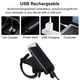 thumbnail image 3 of Faro de bicicleta recargable por USB, accesorios de iluminación para bicicleta de montaña, luz trasera de advertencia, 3 of 5