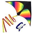 thumbnail image 1 of Cometa Colorido Delta Kite Easy to Fly Kite Single Line Beach Kite con cuerda de 30 m para niños adu Tomshoo Cometa, 1 of 7