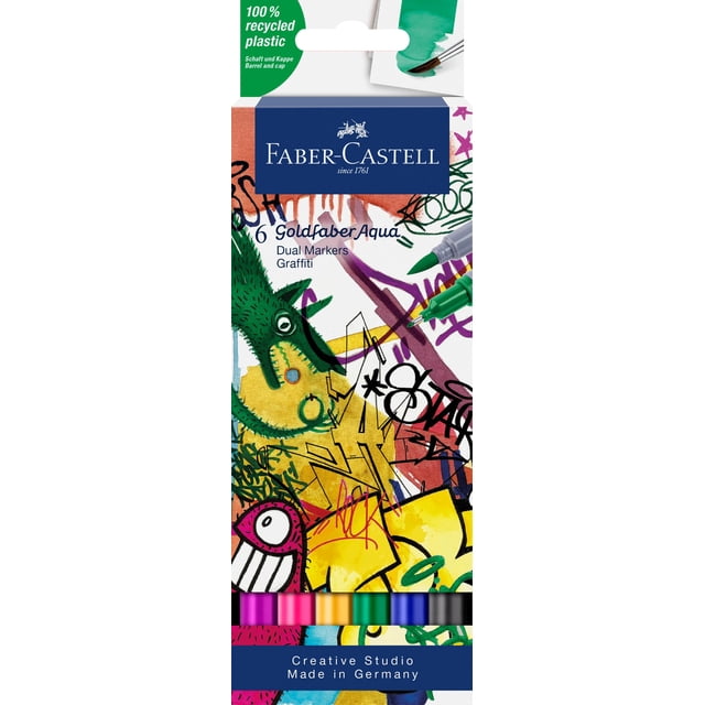 Rotuladores dobles para acuarela Faber-Castell Goldfaber Graffiti