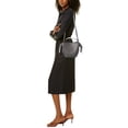 thumbnail image 4 of Acne Studios Musubi Mini Leather Shoulder Bag, Grey, 4 of 4