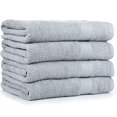 thumbnail image 2 of Affinitylinens ECO4PCTWL-JDE Cotton 4 Piece Economic Collection Bathsheet - Jade, 2 of 5