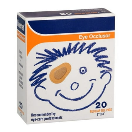 Coverlet Eye Occlusor Pads Regular 2 Inches by 3 Inches, 20 Ea, 6 Pack