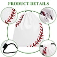 thumbnail image 3 of Mochila Tebery con cuerdas de béisbol con cordón, paquete de 12 para niños, 3 of 6