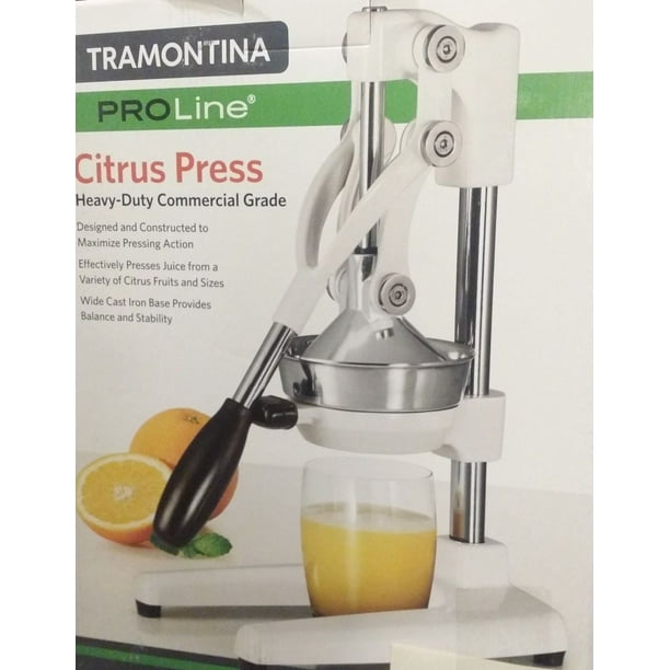 Tramontina PROLine HeavyDuty Commercial Grade Citrus Press, White