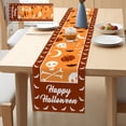 thumbnail image 5 of Nrmvnmi Pumpkins Vine Fall Table Runner, Seasonal Autumn Thanksgiving Kitchen Dining Table Decoration for Halloween Home Party Decor 13x72 Inch, 5 of 6