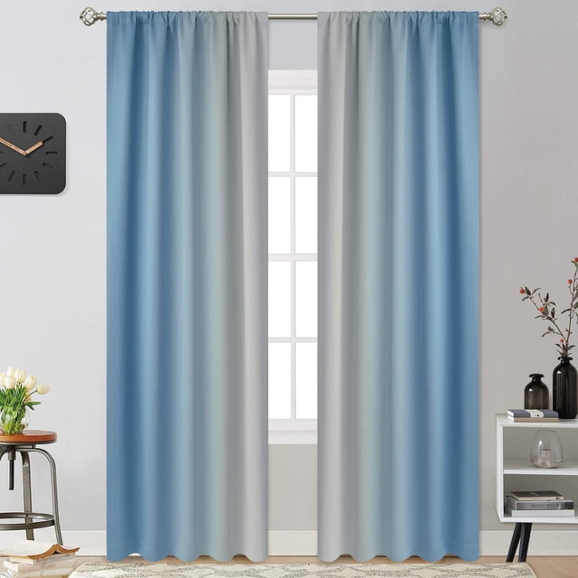 Rideau Occultant Complet pour Salon, Rideau Isolant Thermique, Rideau à Œillets, Convient à la Chambre et au Salon