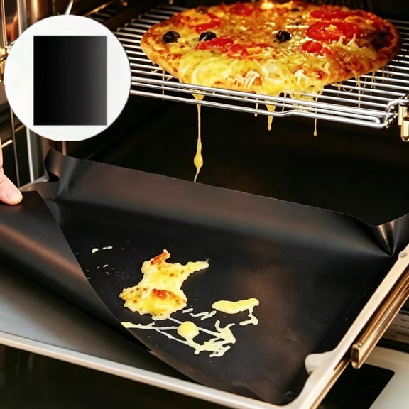 Reusable Nonstick Barbecue Grill Mats, Heavy Duty Outdoor BBQ Cooking Baking Mat, Quick Wash Grill Mat, Fits Electric Gas Charcoal Grills(15.75×12.99in)