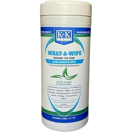 WHAT-A-WIPE | Hand Sanitizer Wipe with Aloe Vera - Bundle Deal