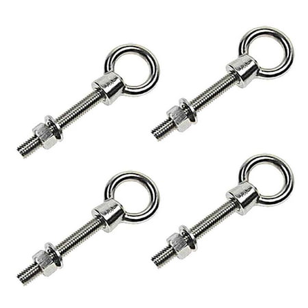 

Shoulder Eye Bolts - Stainless Steel Type 316 - 3/4 x 12 L – 4 Pac