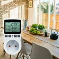 thumbnail image 5 of Digital Temperature Controller, Thermostat Socket Heating And Cooling Temperature Controller Lcd, 230V, Used For Greenhouse Temperature Controller/Ceramic Thermostat (Fr Socket), 5 of 5