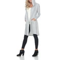 thumbnail image 3 of White Mark Women's Hooded Cardigan, 3 of 5