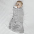 thumbnail image 4 of Manta portátil HALO Sleepsack Swaddle 100% algodón gris, 4 of 6