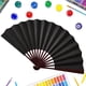 thumbnail image 4 of Abanico Mano Plegable 10 Pulgadas Antigüedad para Boda Fiesta Baile en Casa, 4 of 9