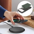 thumbnail image 3 of Klonfd With Foldable Card Holder & Stand For IPhone 17 Pro Wallet Phone With Card Slots Detachable Leather Cover Supports Wireless Charging, 3 of 5