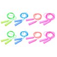 thumbnail image 1 of 8pcs Kids Adjustable Length Ropes Plastic Handle Jumping Ropes Skipping Ropes, 1 of 8
