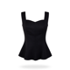 thumbnail image 1 of Blusa Peplum escote corazon negro M, 1 of 3