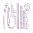 thumbnail image 3 of Metric Rulers Set Clothing Pattern Making Ruler for Designers Pattern Makers 8 Pieces, 3 of 8