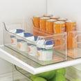 thumbnail image 5 of iDesign Plastic Refrigerator Organizing Bin with Handles, Clear, 5 of 8