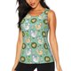 thumbnail image 1 of Balery Chicken Laying Eggs Camiseta sin mangas estampada ligera para mujer, tops de entrenamiento sin mangas, camisetas de yoga transpirables de secado rápido.-X-Large, 1 of 7