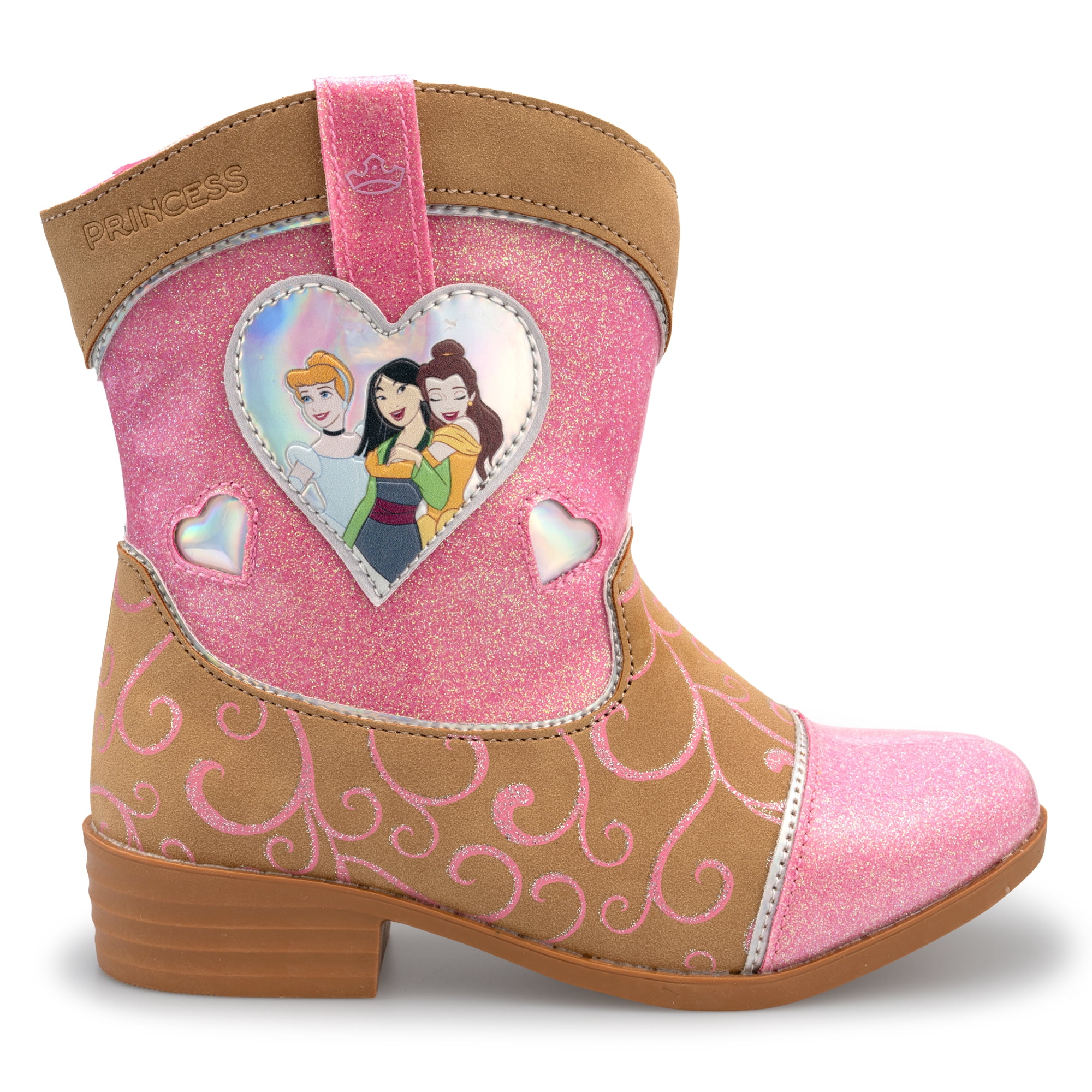 Disney Princess Toddler Girls License Cowboy Boot