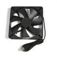 thumbnail image 6 of AOLIGEI USB CPU Cooler Radiator 140mm DC5V 140x140x25mm Computer PC Case Fan 14cm, 6 of 9