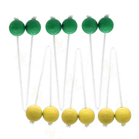 6Pcs Ladders Golfs Replacement Hard Golfs Training Ladders Toss Game for Outdoor Sport Throwing Game