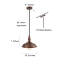 thumbnail image 7 of LNC Farmhouse Pendant Lighting for Kitchen Bedroom Rustic Ceiling Light Hanging Lamp, 7 of 7