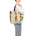 thumbnail image 3 of Sigee African Women Print Large Capacity Zippered Tote Bag - Durable, Stylish and Versatile for Everyday Use, 3 of 9