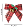 thumbnail image 2 of Binwennn Christmas Front Porch Decorations Outdoor Winter Front Porch Decorations Christmas Bow With Christmas Wreath With Christmas Tree Decorations Christmas Decoration, 2 of 2