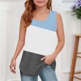 thumbnail image 4 of Gilet Sans Manches pour Filles, Col Rond, Design Imprimé, Tissu Doux et Respirant, Tenue Décontractée, Convient aux Âges de 5 à 14 Ans, 4 of 8