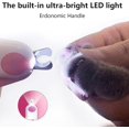 thumbnail image 3 of Pet Nail Trimmers for Small Animals, Cat Dog Nail Clippers with Adjustable LED,Best Cat Claw Care Kit for Home Care, Professional Pet Claw Tools for Tiny Dog Cat Rabbit Bird Puppy Kitten, 3 of 5
