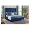 thumbnail image 6 of Allen King 5 Pc Tufted Upholstery Bedroom Set made with Wood in Blue, 6 of 17