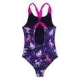 thumbnail image 3 of inhzoy Kids Girls Youth's One Piece Swimsuit Bikini Sleeveless Swimwear Bathing Suit,Sizes 4-16 Pegasus Starry Black 16, 3 of 8