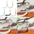 thumbnail image 2 of Fogun Chinese Clothes Tassels Pendant Retro Waist Pendants with Imitation Lotuses Jades Jewelry for Parties Clothing Accessori, 2 of 2