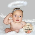 thumbnail image 6 of Teissuly Wooden Baby Monthly Card Wooden Announcement Sign Welcome Newborn Photography Props Month Round Sign, 6 of 7