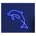 thumbnail image 1 of Letrero De Neón LED Delfín Para Pared, Ideal Para Niños, Habitaciones Con Animales Marinos, Acuarios, Decoración Para Casas Playa, 42cm, 1 of 2
