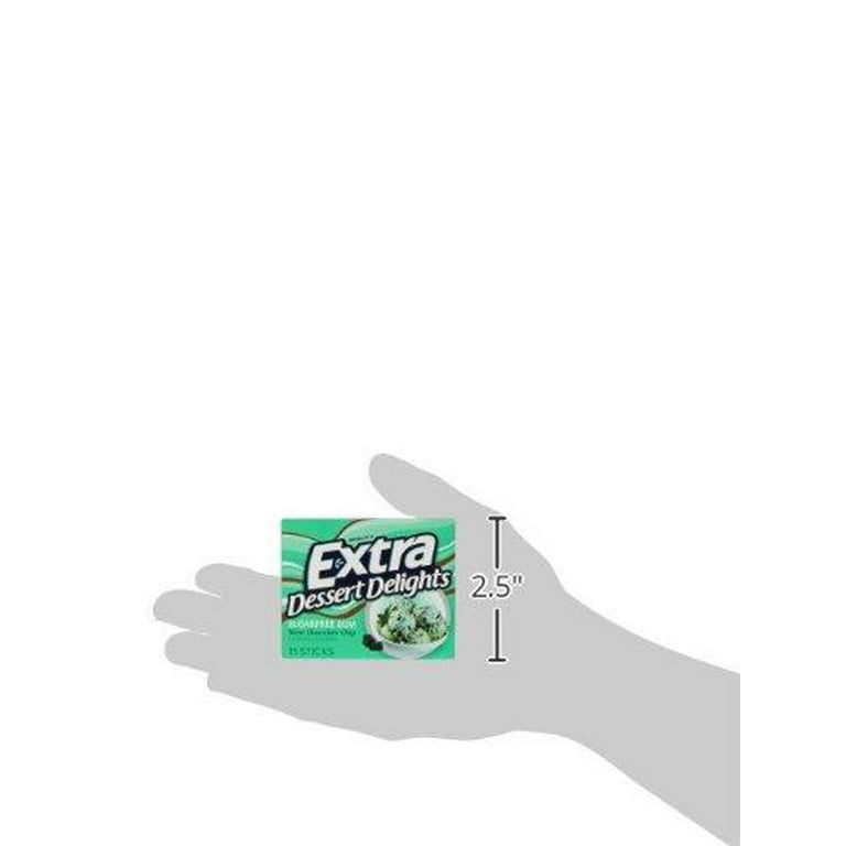 EXTRA Gum Mint Chocolate Chip Sugarfree Chewing Gum, 15, 40 OFF