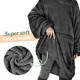 thumbnail image 2 of Catalonia Oversized Blanket Hoodie Sweatshirt, Wearable Lounging Fleece Pullover, Gift for Adults Women Men Kids Wife, 2 of 6