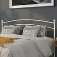 Flash Furniture Woodstock Decorative White Metal King Size Headboard