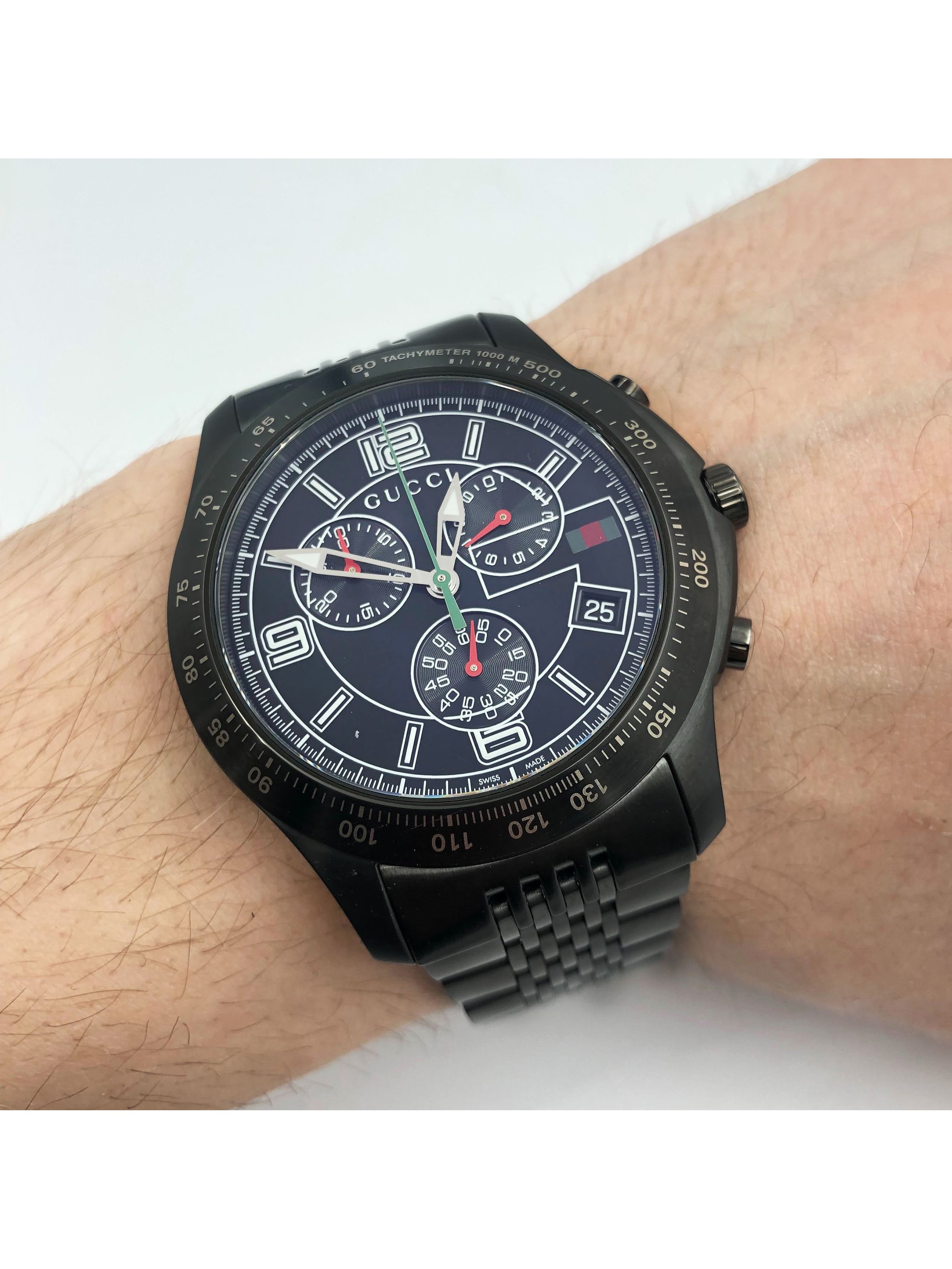 Gucci G-Timeless Black PVD Steel Black Dial Quartz Mens  display picture 3