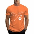 thumbnail image 2 of Tops para hombre, blusas y camisas de cuello redondo y manga corta para hombre, blusas casuales de cuello redondo con estampado de moda para hombre, blusas de cuello redondo y manga corta, camisas par, 2 of 6